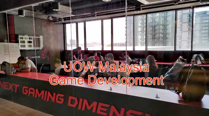 Studying the Bachelor of Game Development (Hons) Degree at University of Wollongong Malaysia